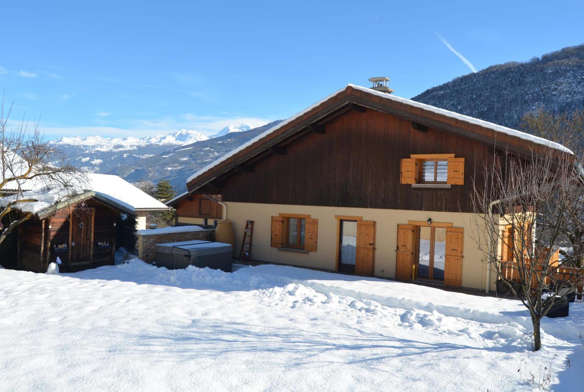 Chalet Avec Jacuzzi, Billard, Jardin Clos, Proche Paradiski La Plagne Exterior foto